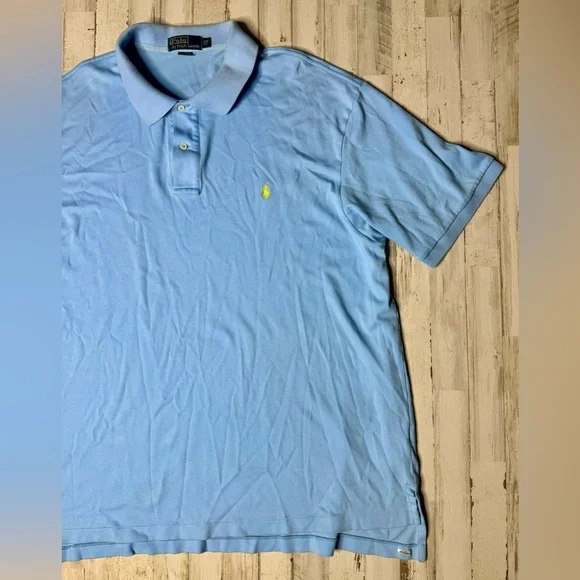 Polo Ralph Lauren Shirt Mens 3XB Blue Pony Preppy - Picture 2 of 9